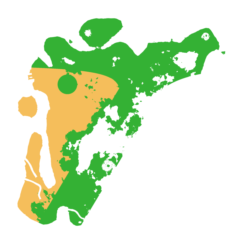 Biome Rust Map: Procedural Map, Size: 3400, Seed: 1343510660