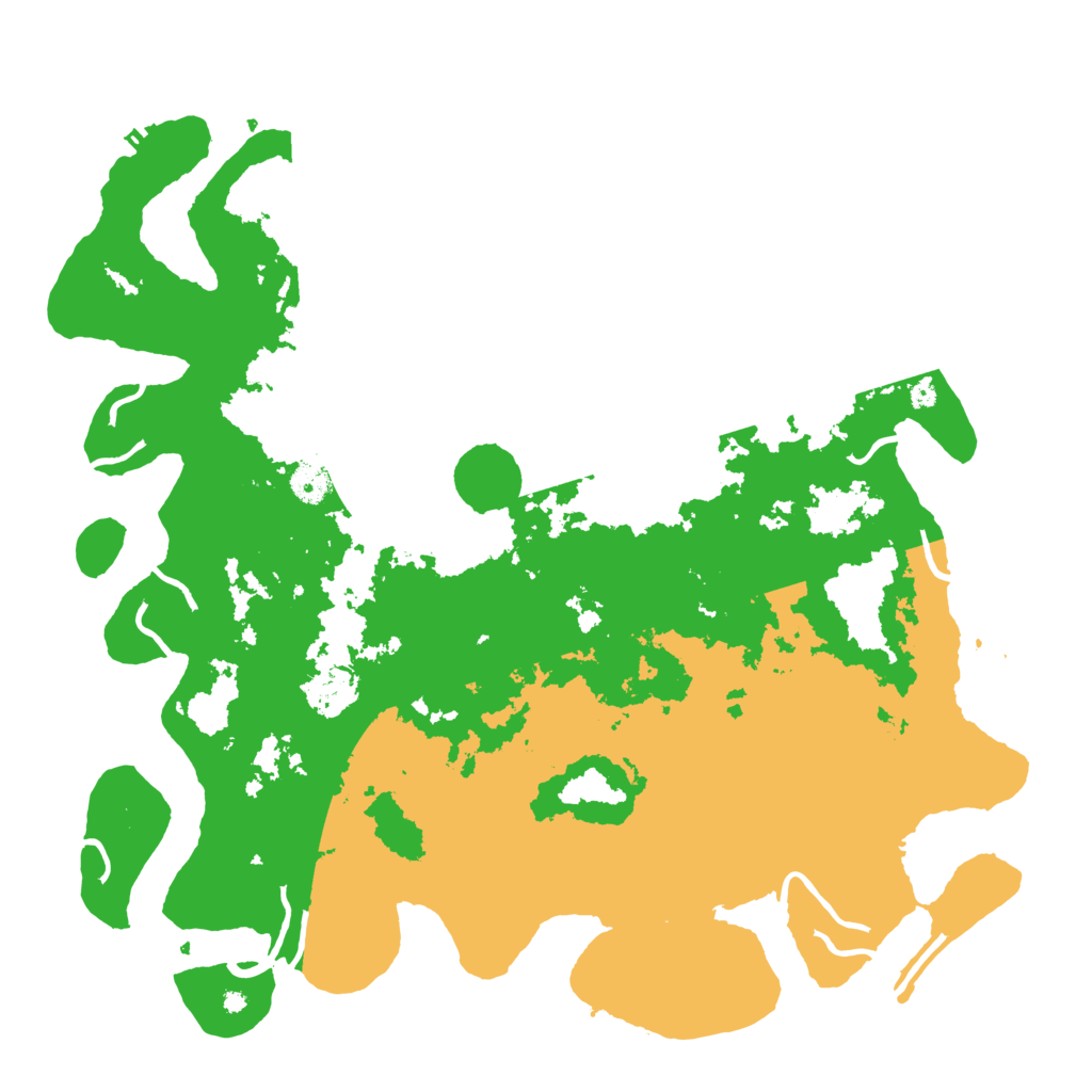 Biome Rust Map: Procedural Map, Size: 4444, Seed: 666666