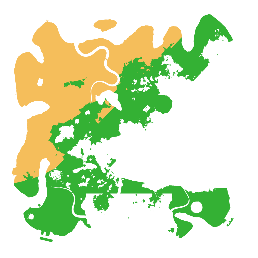Biome Rust Map: Procedural Map, Size: 4000, Seed: 374627846