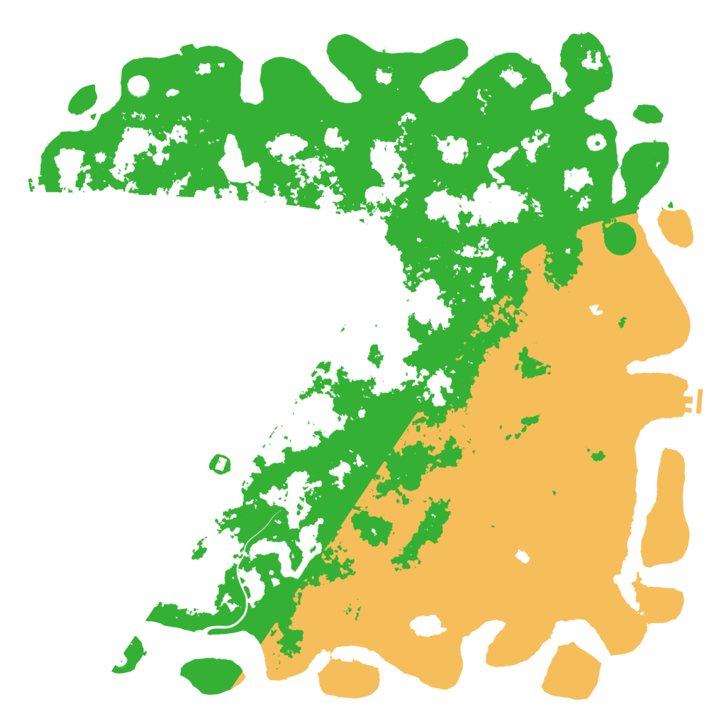 Biome Rust Map: Procedural Map, Size: 6000, Seed: 371800625