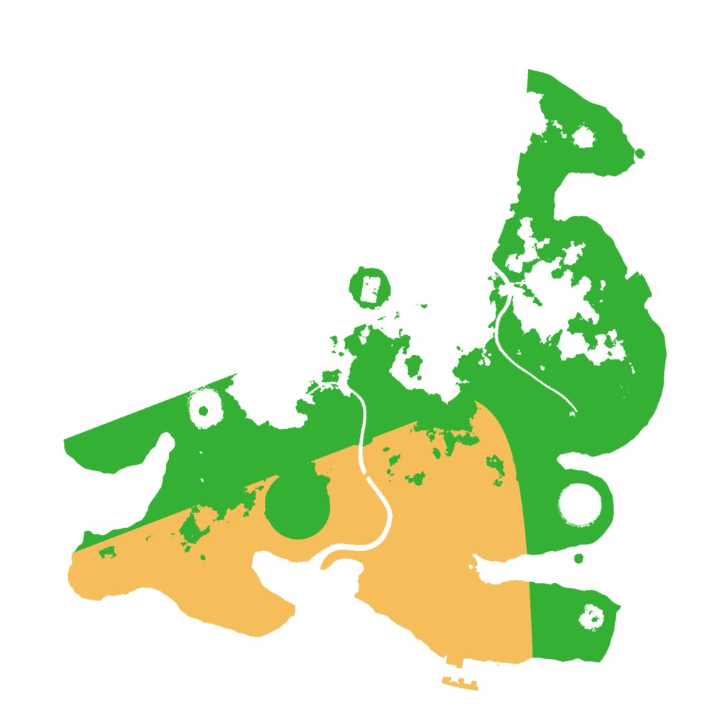 Biome Rust Map: Procedural Map, Size: 3000, Seed: 62409761
