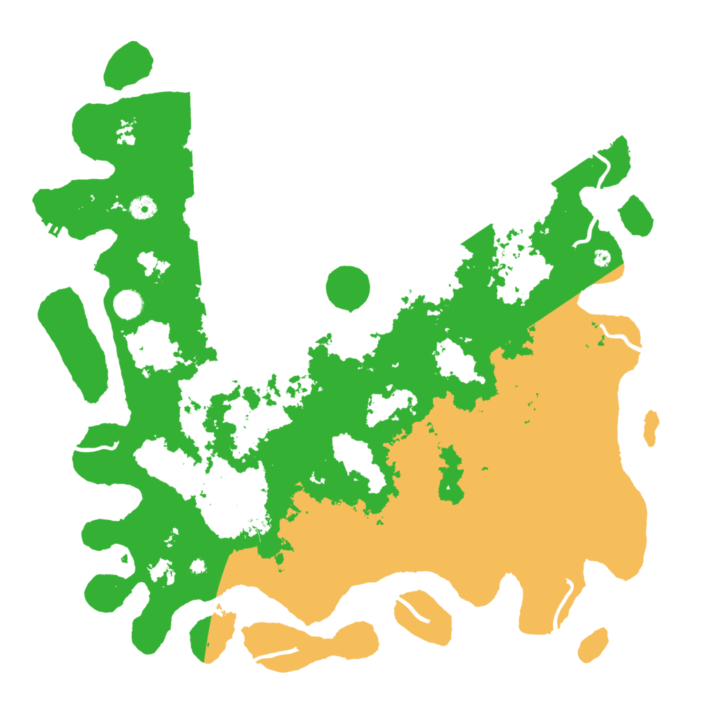 Biome Rust Map: Procedural Map, Size: 4300, Seed: 56863743