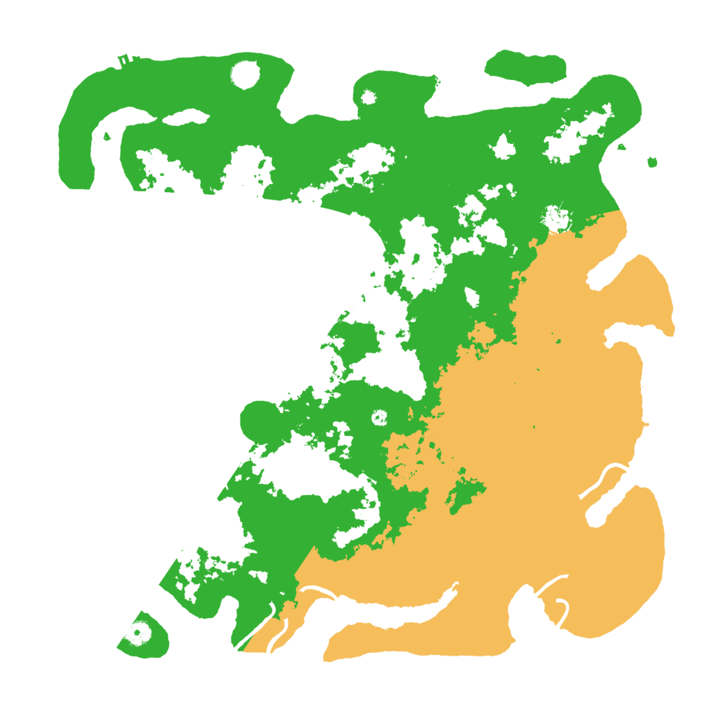 Biome Rust Map: Procedural Map, Size: 4500, Seed: 333934337