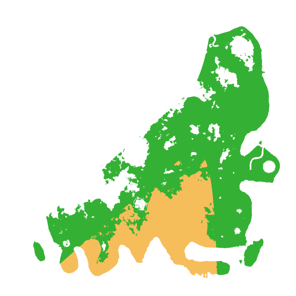 Biome Rust Map: Procedural Map, Size: 4250, Seed: 1987001297