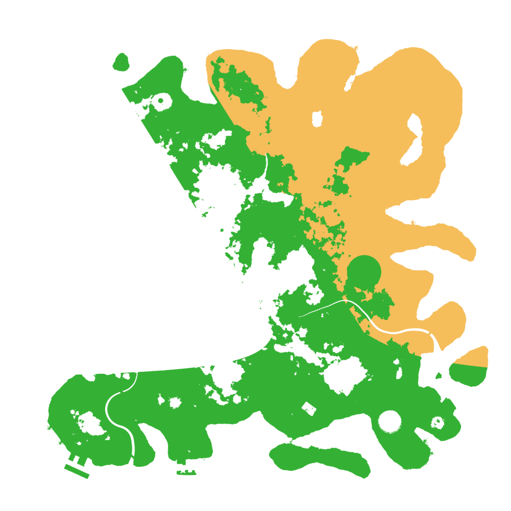 Biome Rust Map: Procedural Map, Size: 4000, Seed: 1357460949