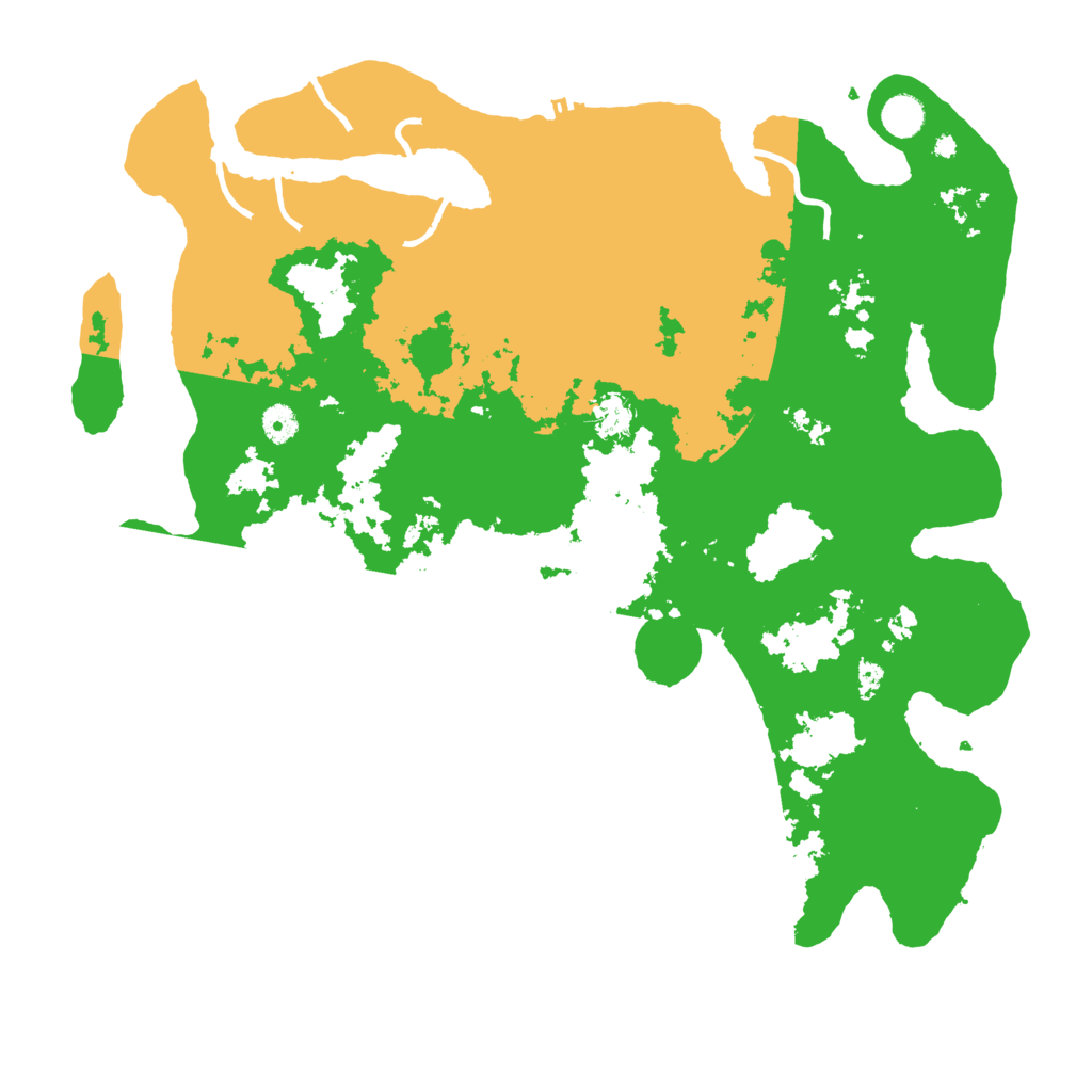 Biome Rust Map: Procedural Map, Size: 4500, Seed: 1481269693