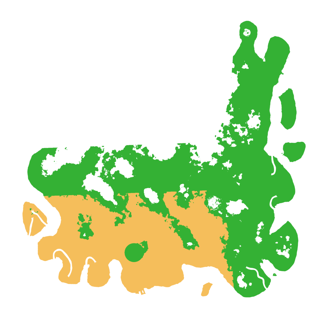 Biome Rust Map: Procedural Map, Size: 4500, Seed: 1443198706