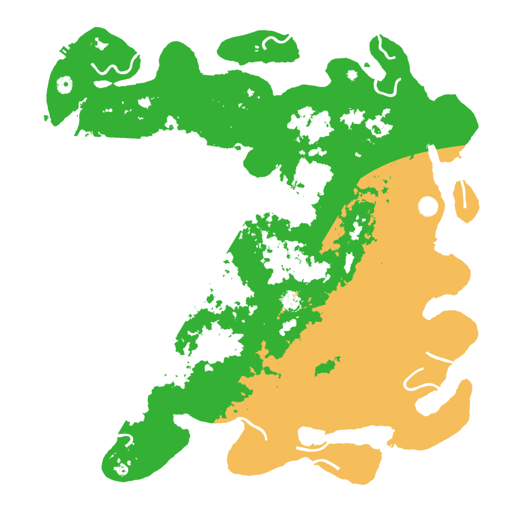 Biome Rust Map: Procedural Map, Size: 4500, Seed: 15264