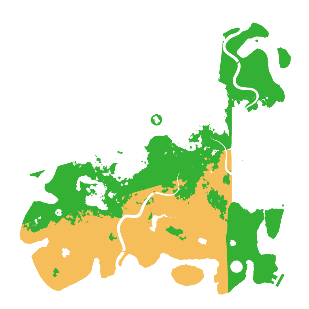 Biome Rust Map: Procedural Map, Size: 4500, Seed: 370400151