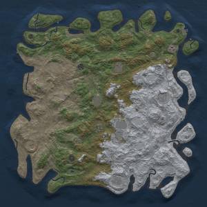 Thumbnail Rust Map: Procedural Map, Size: 4997, Seed: 778778, 20 Monuments