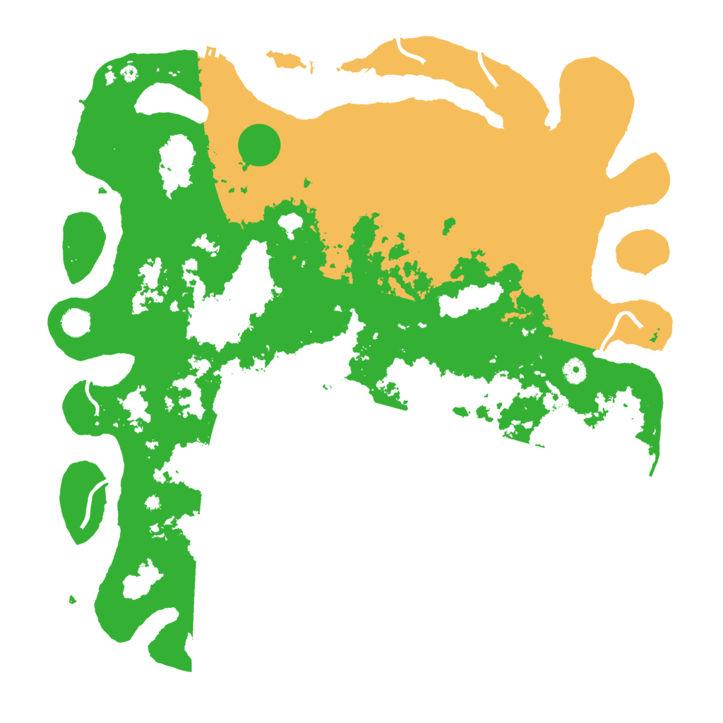 Biome Rust Map: Procedural Map, Size: 4500, Seed: 757151015
