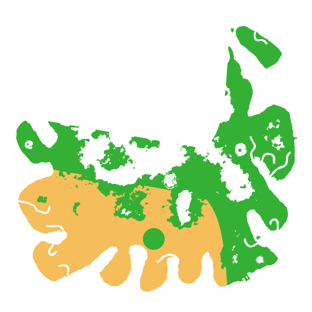 Biome Rust Map: Procedural Map, Size: 3800, Seed: 7547082