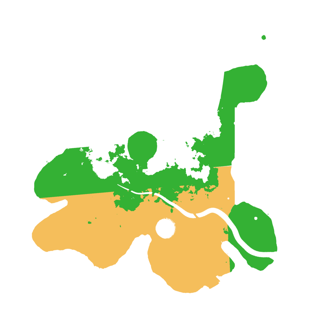 Biome Rust Map: Procedural Map, Size: 2800, Seed: 5869