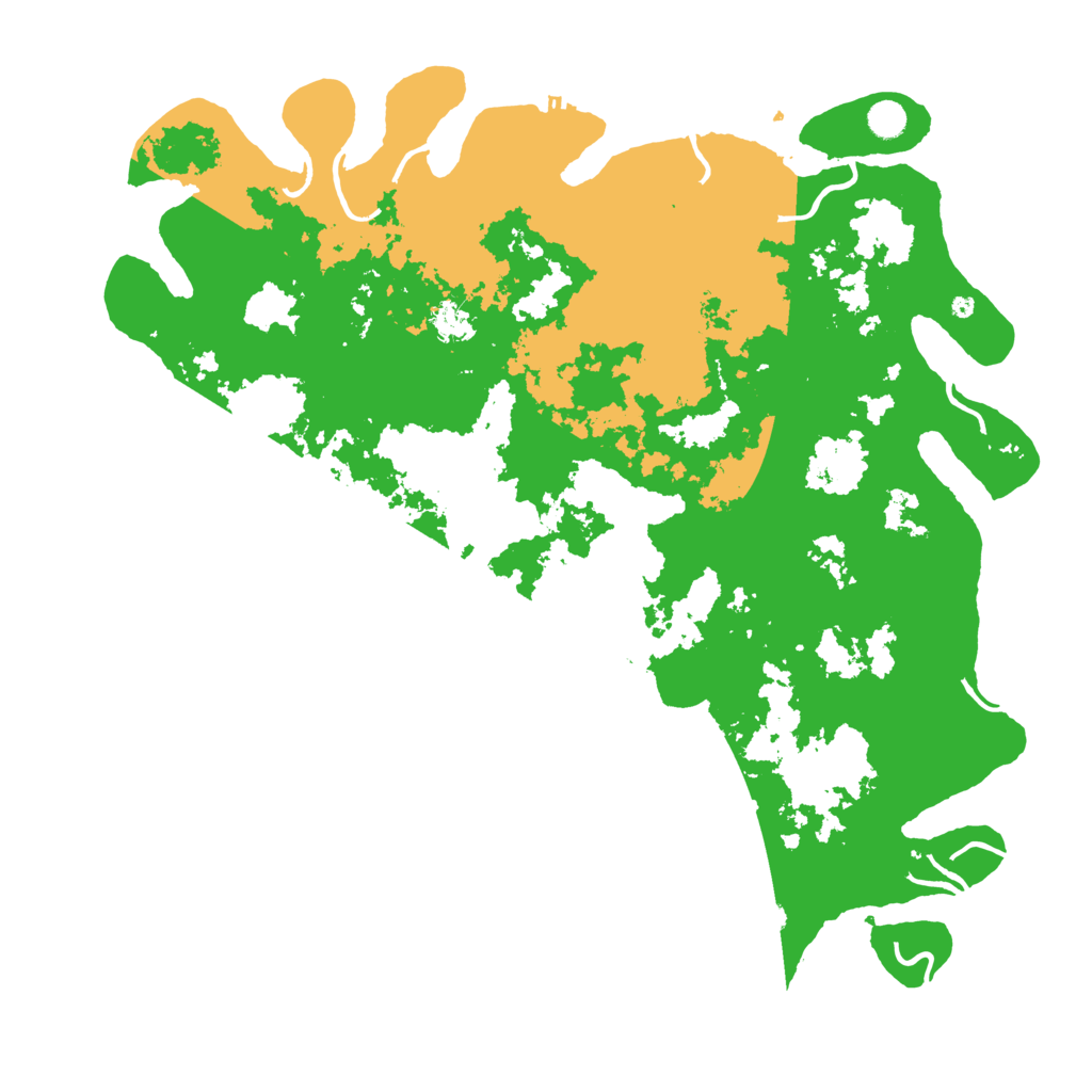 Biome Rust Map: Procedural Map, Size: 5000, Seed: 185208881