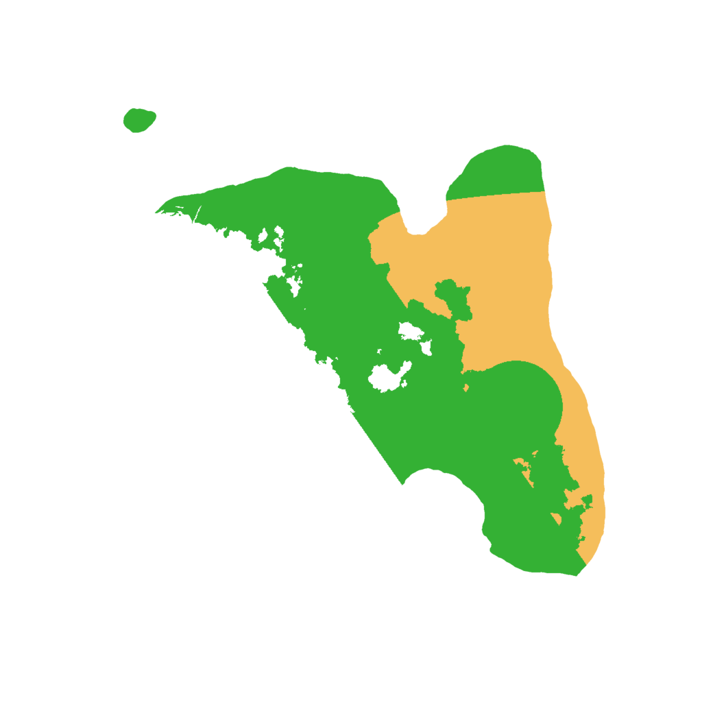 Biome Rust Map: Barren, Size: 2000, Seed: 87654321