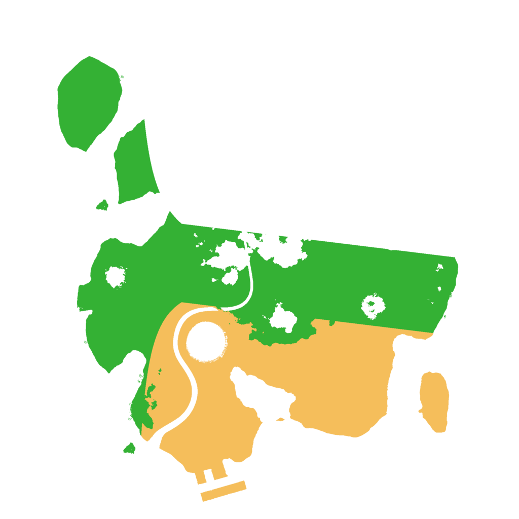 Biome Rust Map: Procedural Map, Size: 2300, Seed: 2147483645