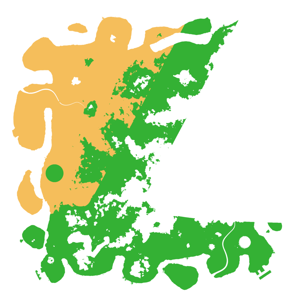 Biome Rust Map: Procedural Map, Size: 4500, Seed: 1939170929