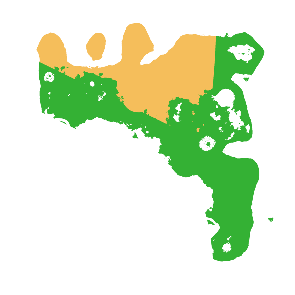 Biome Rust Map: Procedural Map, Size: 3000, Seed: 72488599
