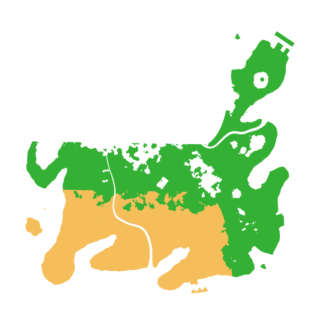Biome Rust Map: Procedural Map, Size: 3000, Seed: 1082219444