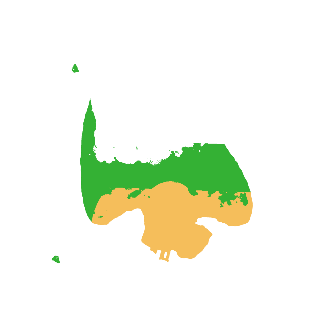 Biome Rust Map: Procedural Map, Size: 2000, Seed: 1997