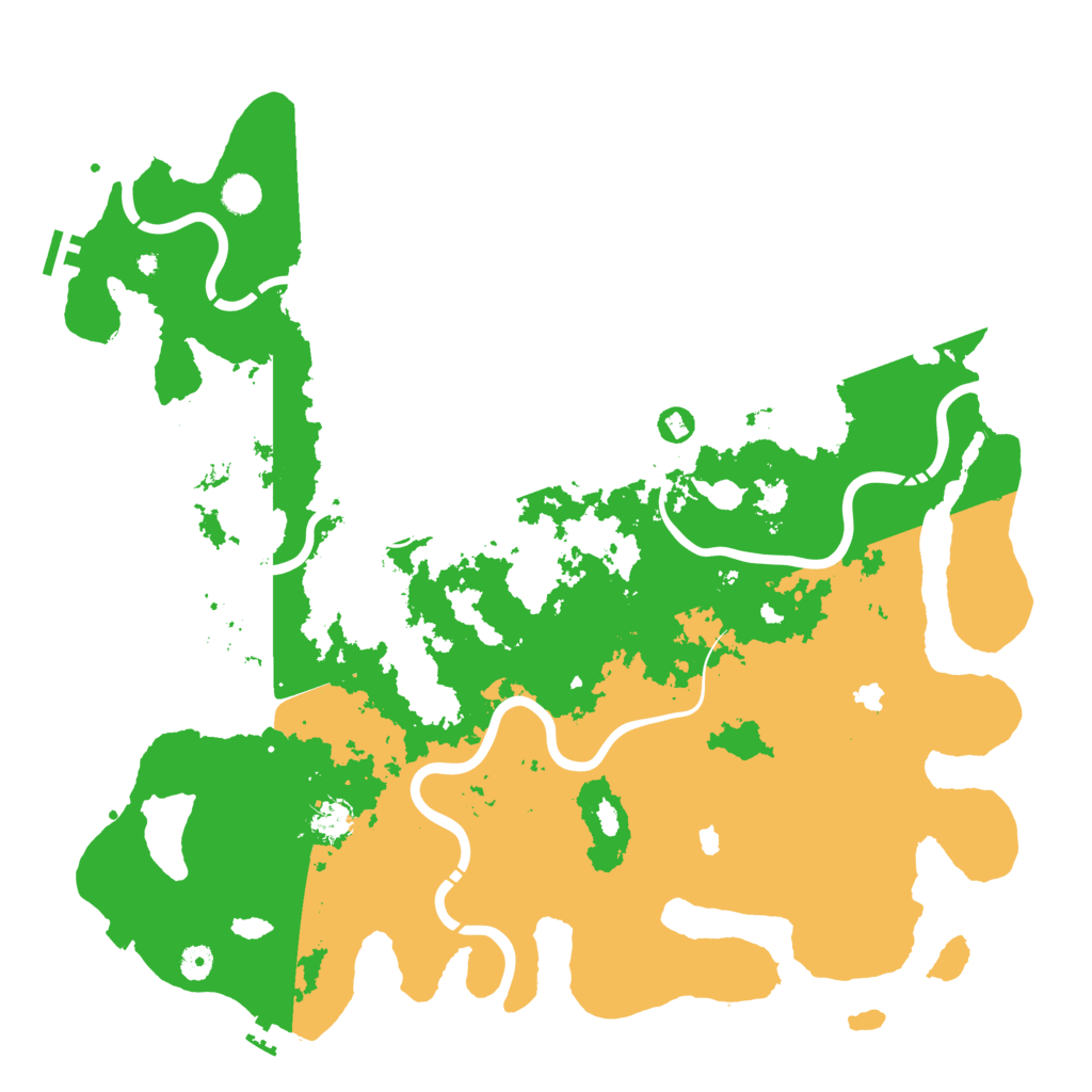 Biome Rust Map: Procedural Map, Size: 4800, Seed: 904588919