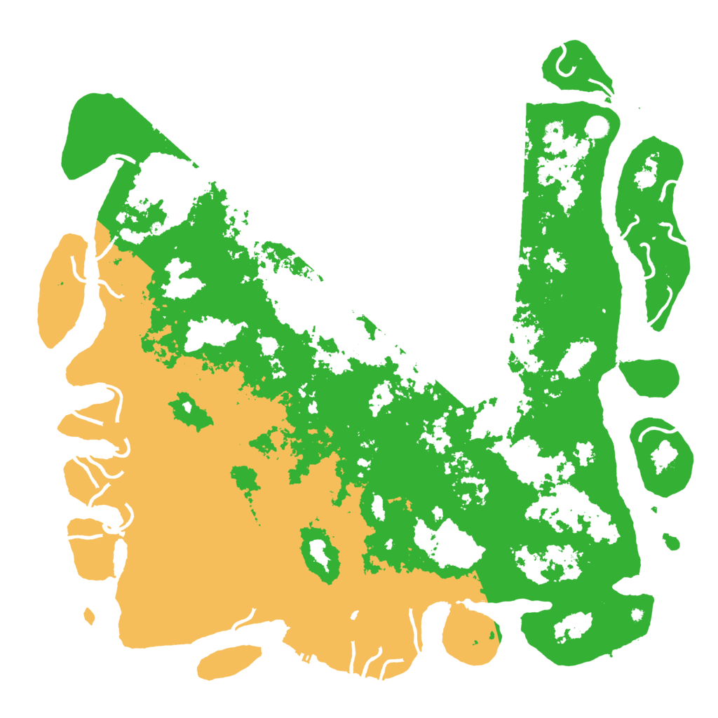 Biome Rust Map: Procedural Map, Size: 5500, Seed: 708072144