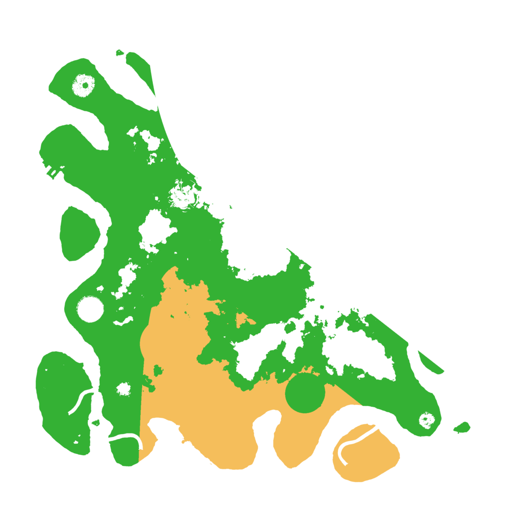 Biome Rust Map: Procedural Map, Size: 3500, Seed: 5361202
