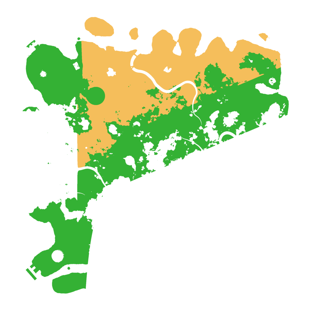Biome Rust Map: Procedural Map, Size: 4500, Seed: 431298