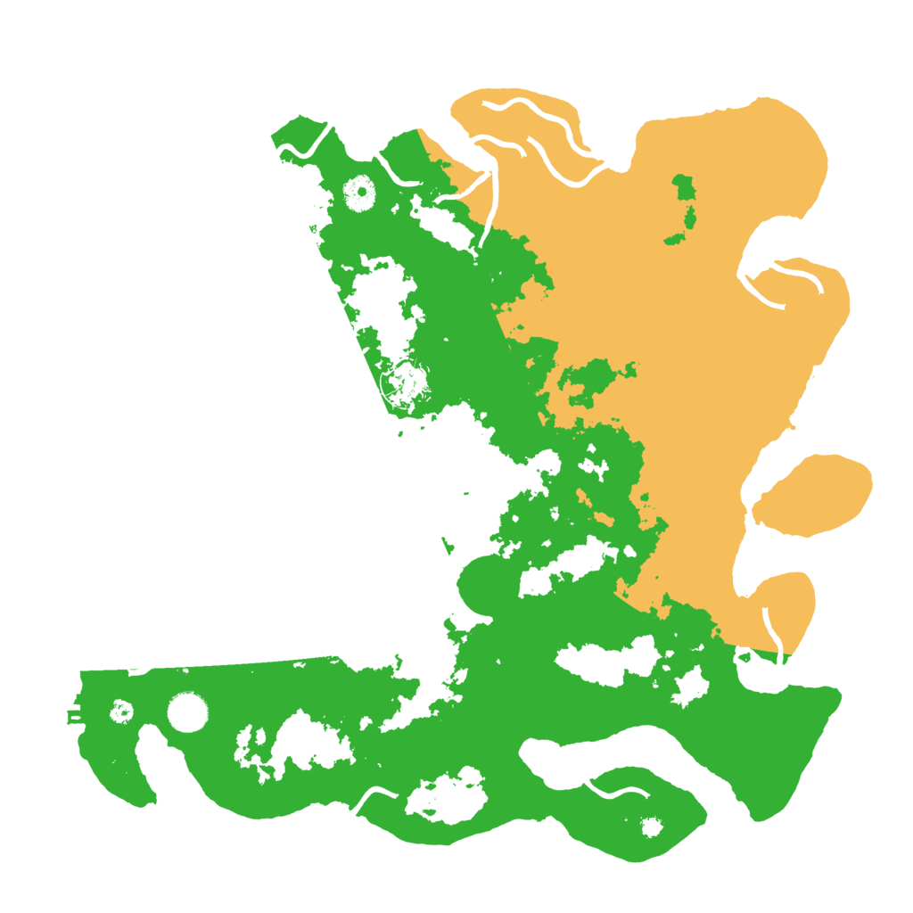 Biome Rust Map: Procedural Map, Size: 4000, Seed: 1286727586