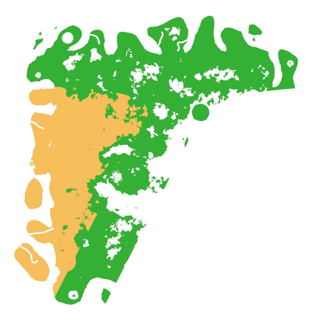 Biome Rust Map: Procedural Map, Size: 5000, Seed: 4657