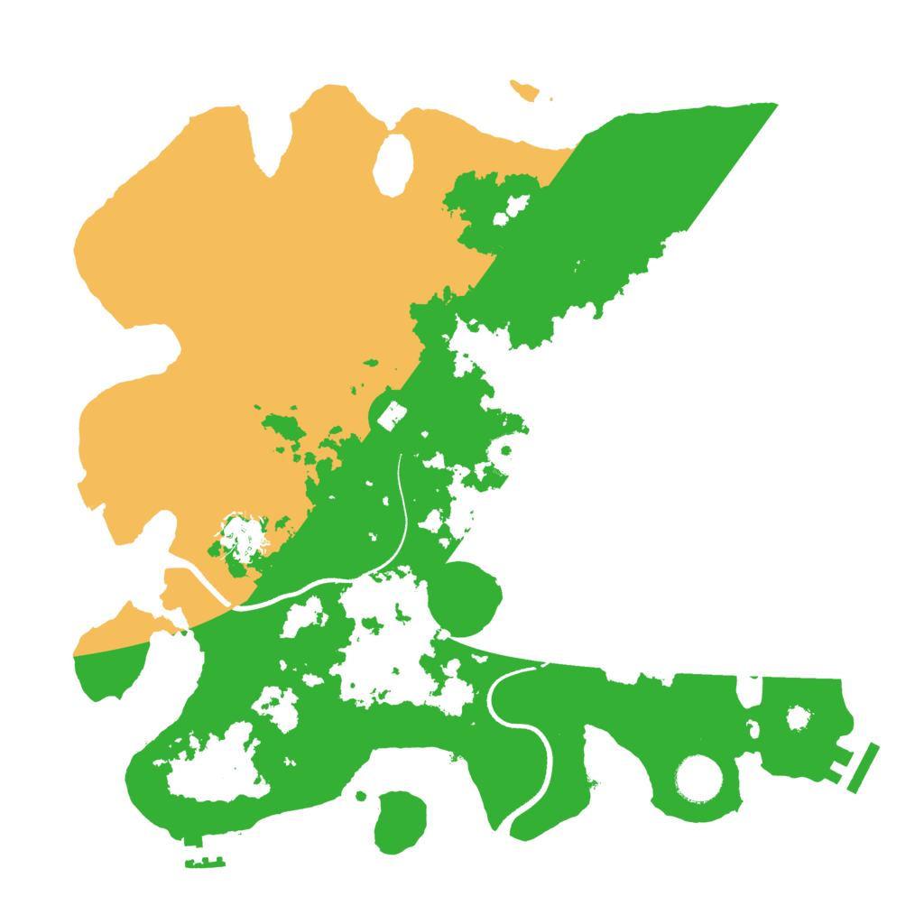 Biome Rust Map: Procedural Map, Size: 3500, Seed: 1534405066