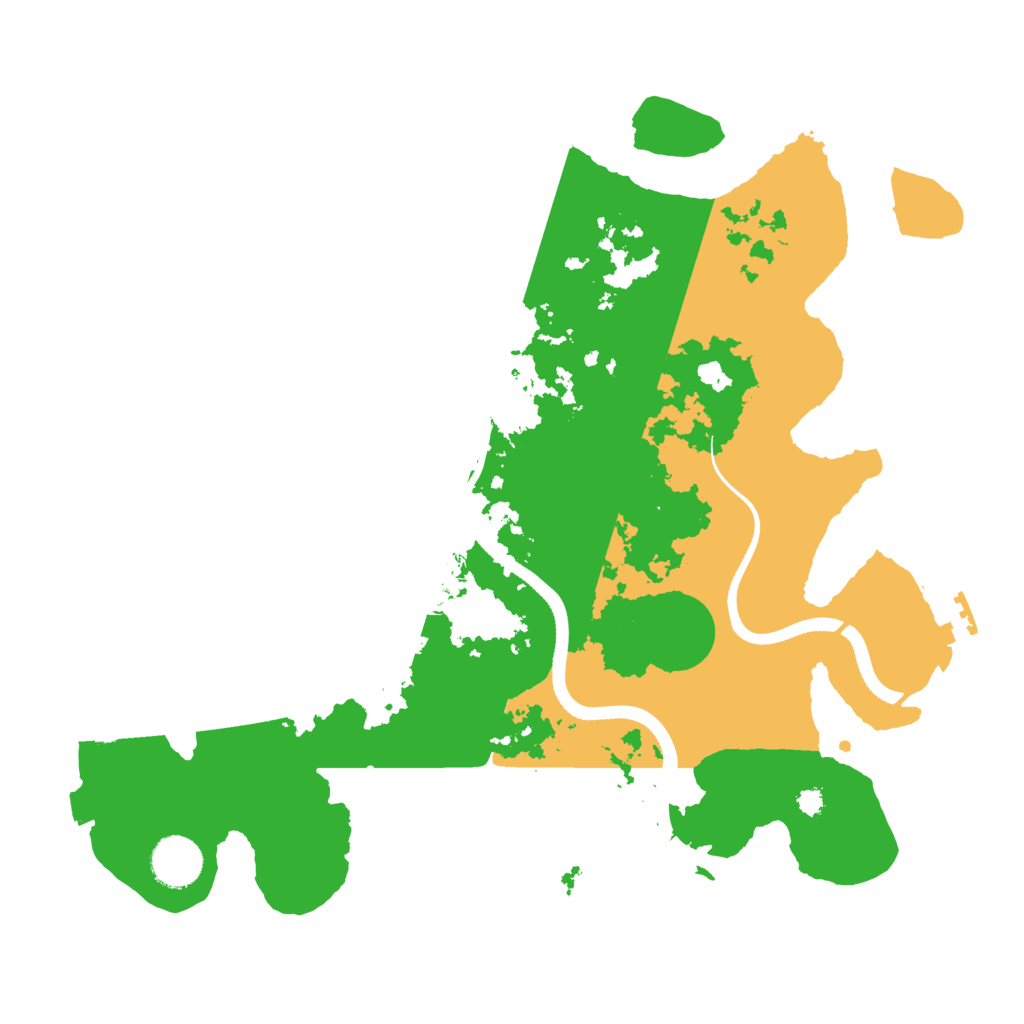Biome Rust Map: Procedural Map, Size: 3500, Seed: 3226248