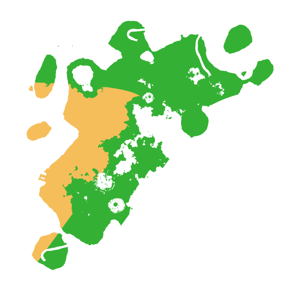Biome Rust Map: Procedural Map, Size: 3000, Seed: 11235813