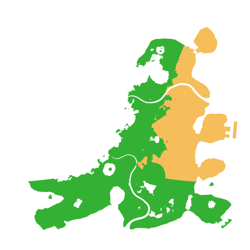 Biome Rust Map: Procedural Map, Size: 3000, Seed: 1471009034
