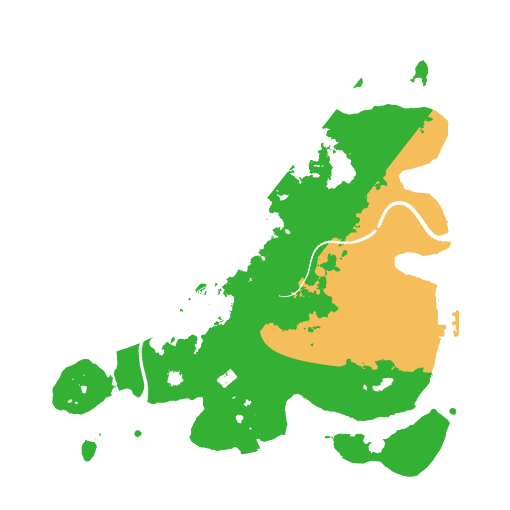 Biome Rust Map: Procedural Map, Size: 3000, Seed: 49856