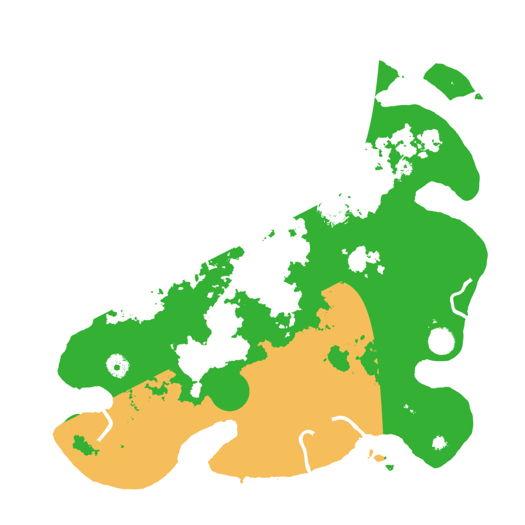 Biome Rust Map: Procedural Map, Size: 3500, Seed: 44394546