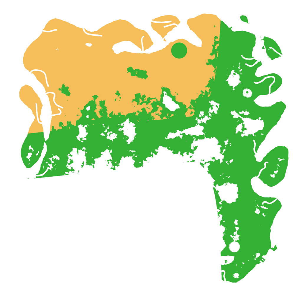 Biome Rust Map: Procedural Map, Size: 5000, Seed: 519241691