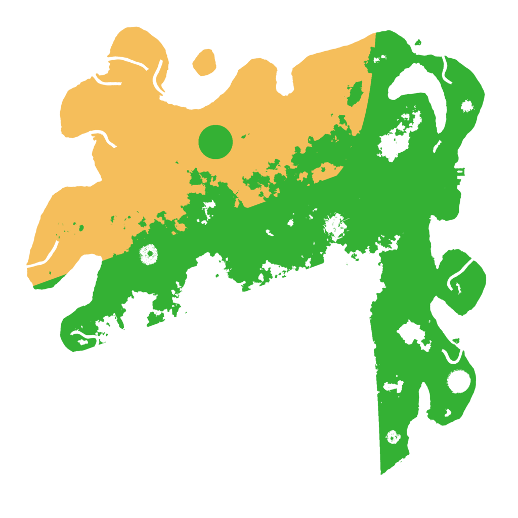 Biome Rust Map: Procedural Map, Size: 4000, Seed: 7623