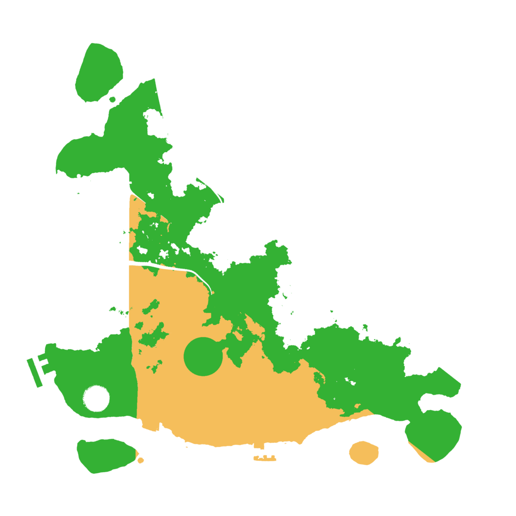 Biome Rust Map: Procedural Map, Size: 3500, Seed: 1696763519