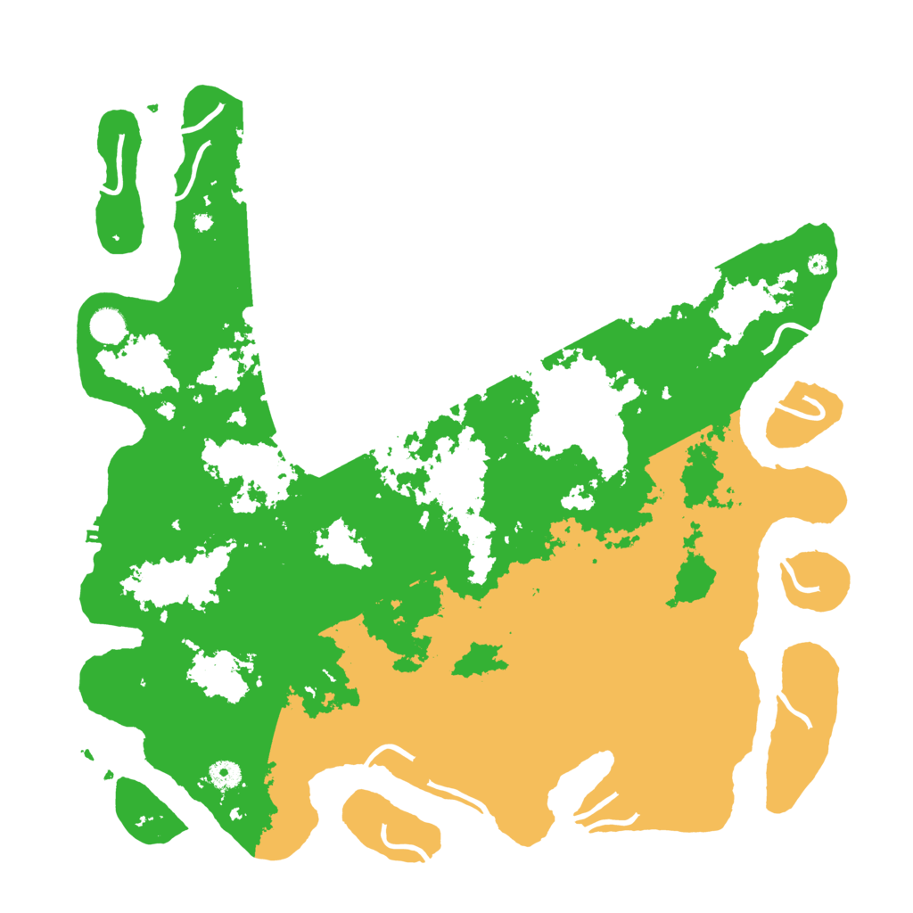 Biome Rust Map: Procedural Map, Size: 4500, Seed: 1244200148