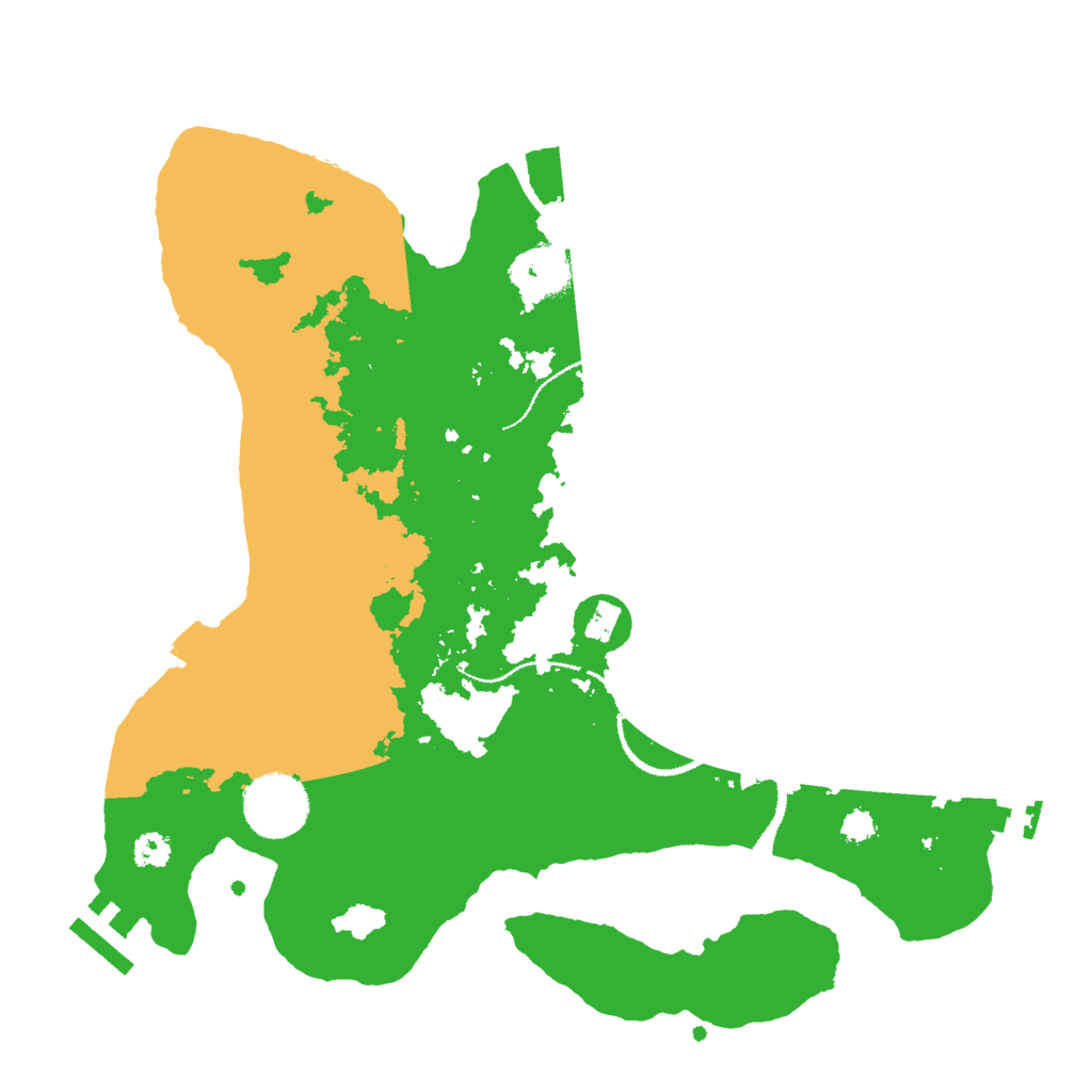 Biome Rust Map: Procedural Map, Size: 3000, Seed: 1178379854