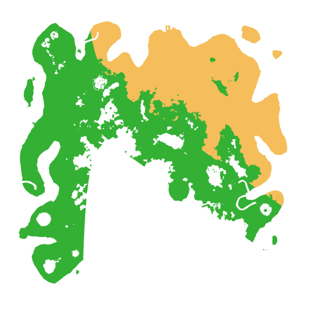 Biome Rust Map: Procedural Map, Size: 4000, Seed: 12753463