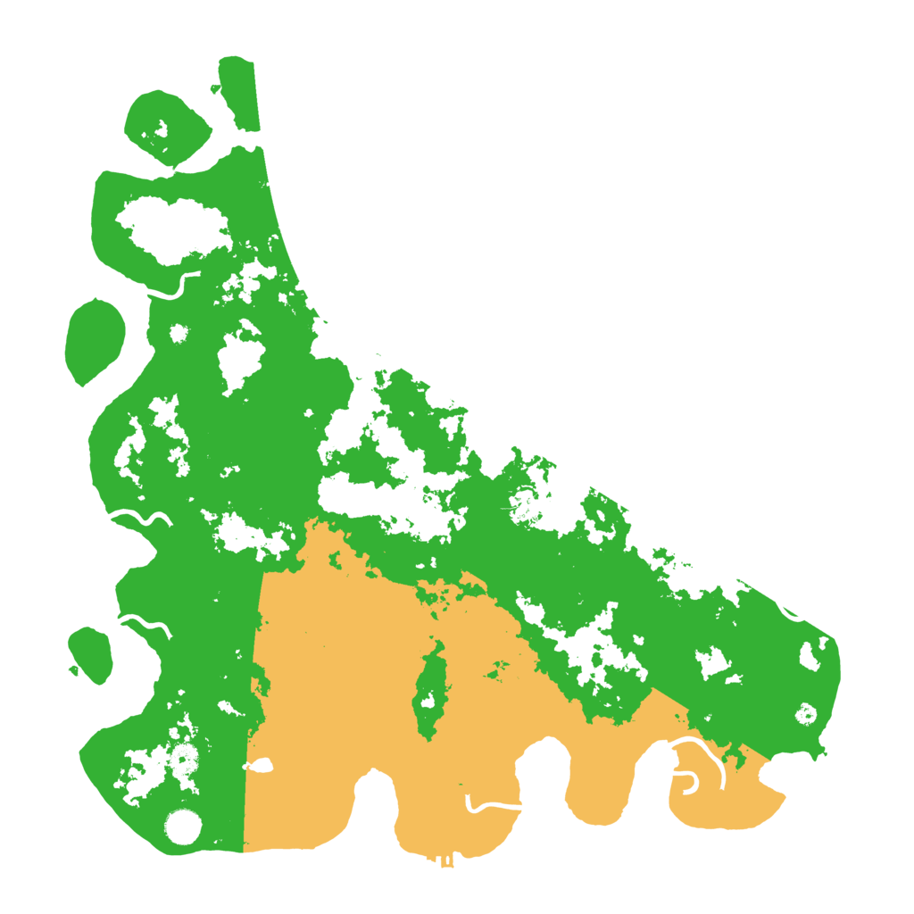 Biome Rust Map: Procedural Map, Size: 4500, Seed: 4172038