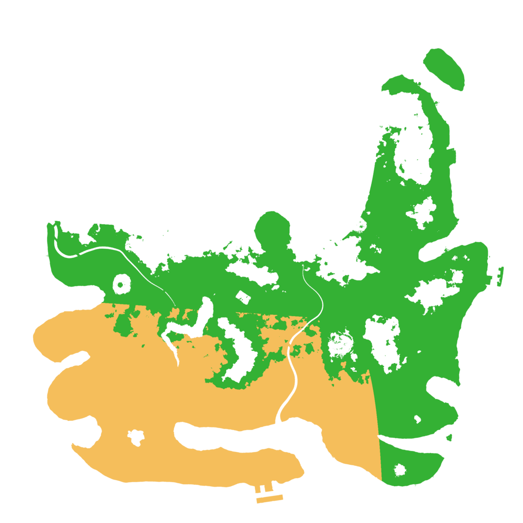 Biome Rust Map: Procedural Map, Size: 4000, Seed: 624