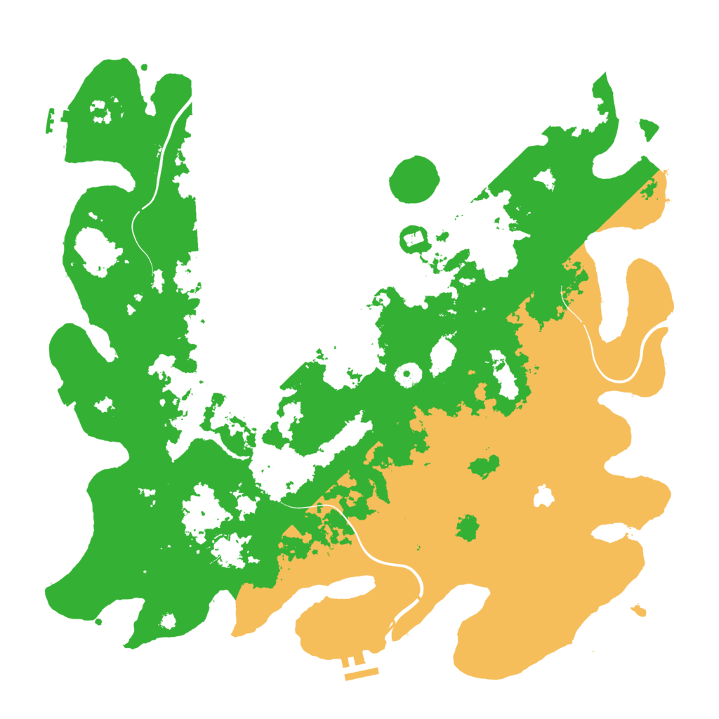 Biome Rust Map: Procedural Map, Size: 4250, Seed: 853047207