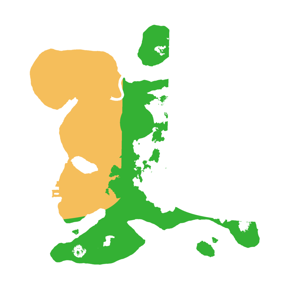 Biome Rust Map: Procedural Map, Size: 2500, Seed: 9327838