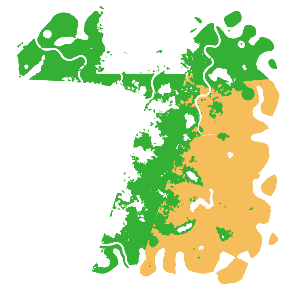 Biome Rust Map: Procedural Map, Size: 6000, Seed: 21430767