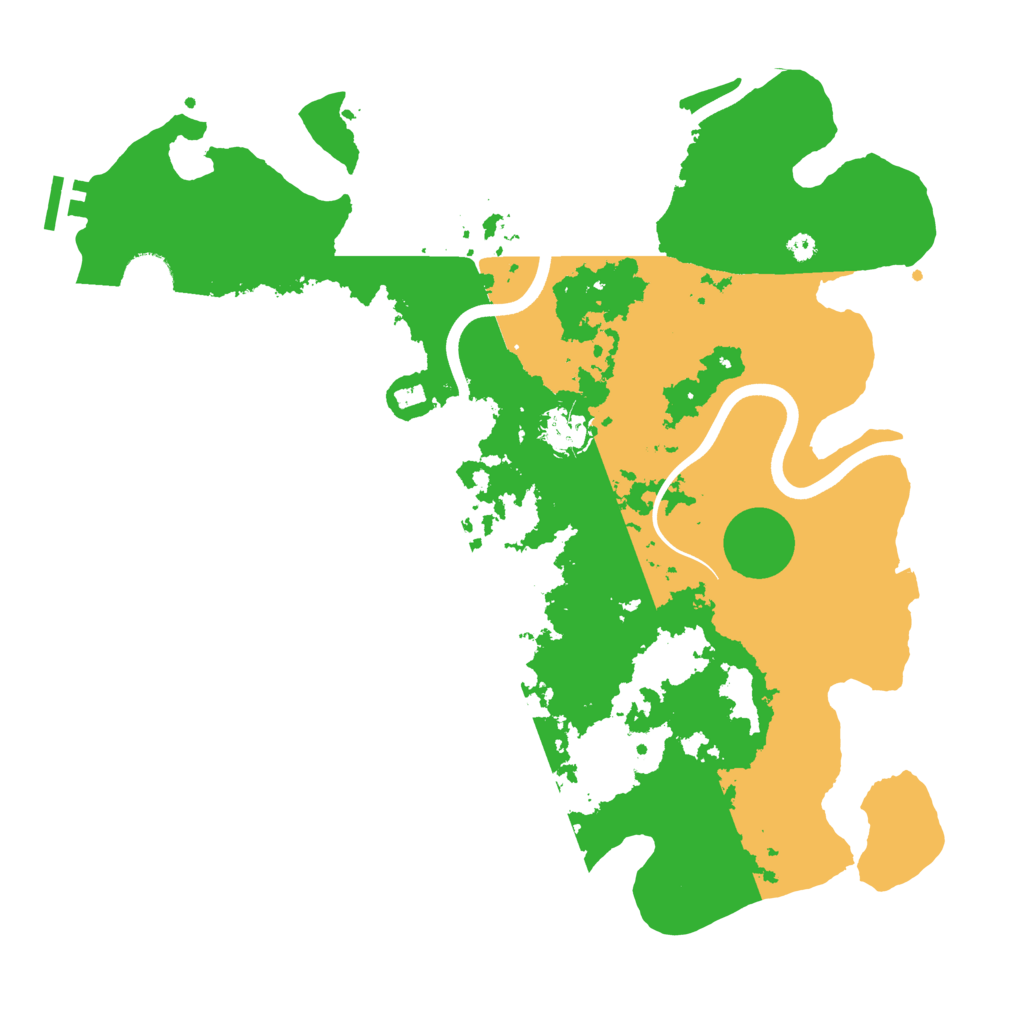 Biome Rust Map: Procedural Map, Size: 3800, Seed: 1828983487