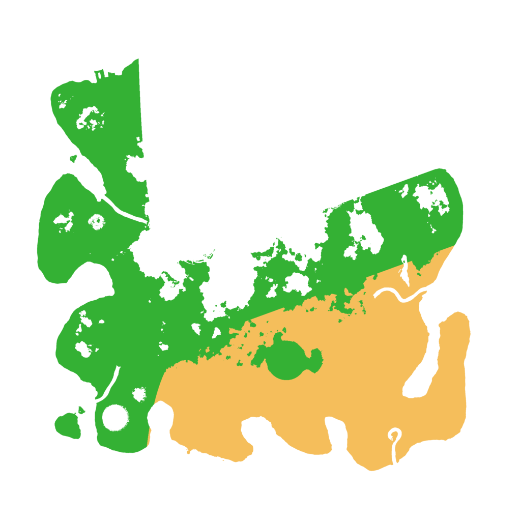 Biome Rust Map: Procedural Map, Size: 3500, Seed: 454867