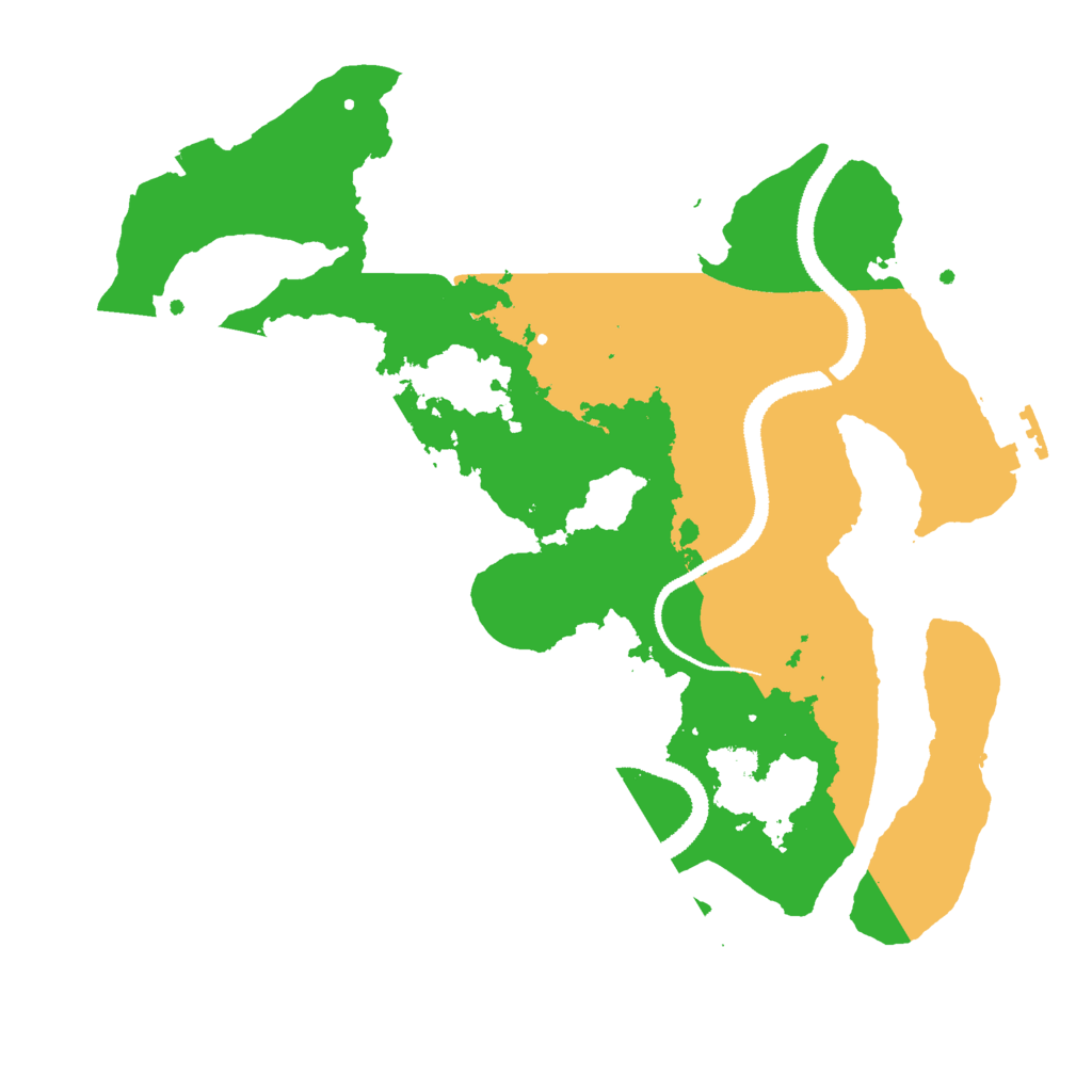 Biome Rust Map: Procedural Map, Size: 3000, Seed: 2061733808
